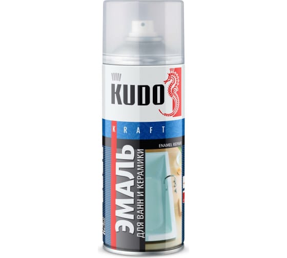 Эмаль для реставрации ванн и керамики KUDO KU-1301 520 мл