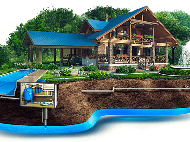 Как организовать централизованное водоснабжение коттеджа?