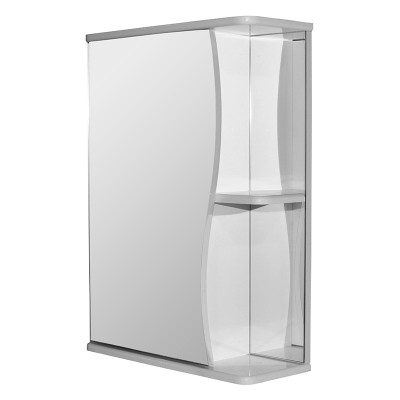 Шкаф навесной "Классик-50" с зеркалом белый